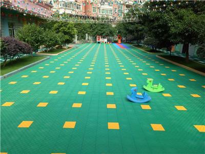 悬浮运动地板幼儿园篮球场室外体育防滑耐磨拼装式地板
