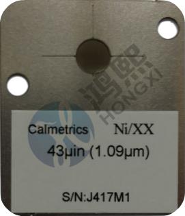 美国Calmetrics公司Ni元素单层标准片NI/xx 40uinch
