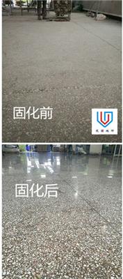 广州白云厂房水磨石地面起灰起尘，脱砂掉砂，固化地坪可解决，优固您值得信任的伙伴
