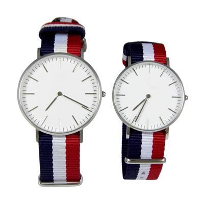 深圳时霸手表工厂直销外贸新款帆布表带石英手表
