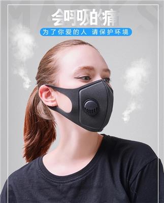 一件代发海绵口罩**同款防雾霾口罩pm2.5 呼吸阀口罩