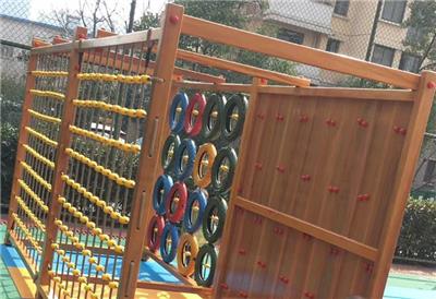 幼儿园小区室外大型木制攀爬架攀爬网组合定制批发