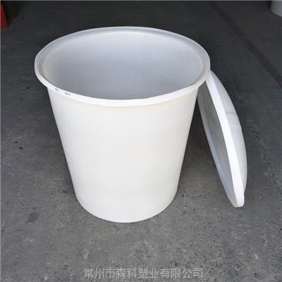 300L圆形塑料桶 滚塑pe塑料圆桶 300升牛筋圆桶 食品级腌制桶 酿酒发酵桶