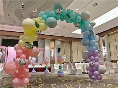 新疆乌鲁木齐百日宴气球布置需要价格 百川天和供应