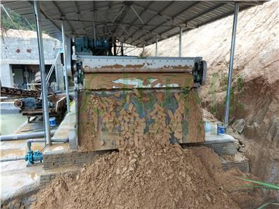 洗沙泥浆脱水设备厂家 砂场泥水分离机 洗沙泥浆压滤机 美邦环保
