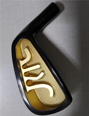 高尔夫球头真空电镀金色