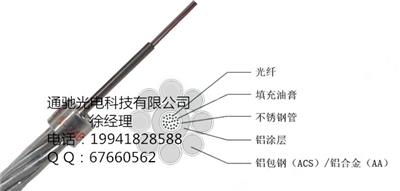 OPGW-24B1-80生产厂家直销光缆各种芯数截面定制12芯16芯36芯48芯