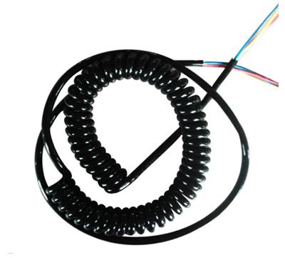 斯拜秀供应 弹簧线 拉伸1米2米3米4米10米15米 7芯2.5平方螺旋电缆
