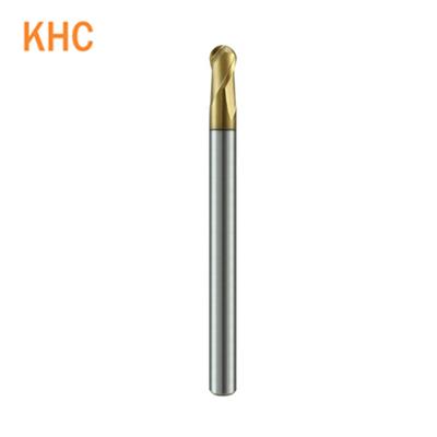 德国KHC2刃、4刃高精度高硬度加工钨钢合金铣刀KM系列