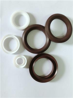聚四氟乙烯碗型密封件厂家直销 四氟碗型密封件 PTFE碗型耐磨环