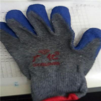 灰10针沙蓝胶皱纹耐磨防滑耐磨*保护劳保手套