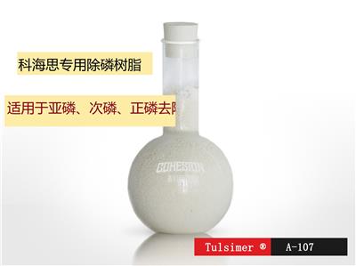 A-107进口Tulsimer除磷树脂适用于次磷亚磷正磷去除出水总磷0.01ppm
