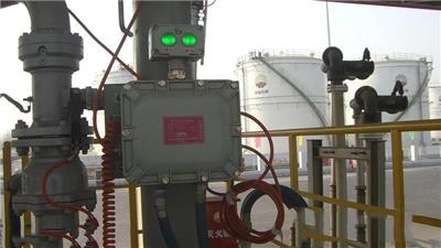 油库装卸油品溢油静电保护装置