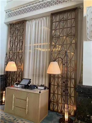 盛龙SLJS--007 酒店大堂装饰屏风 家用客厅装饰不锈钢屏风玄关隔断