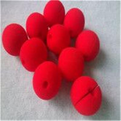 **红鼻子小丑球优质挖孔海绵球各种造型海绵球多种颜色欢迎咨询定制