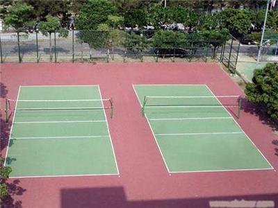 新国标网球场施工