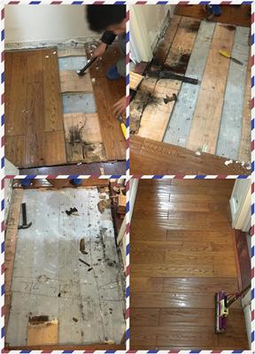 惠州大亚湾木地板维修养护上门服务 木地板泡水 经验丰富