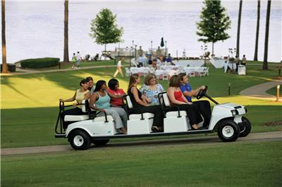 CLUBCAR特拉丁6座电动高尔夫球车，电动观光车厂家