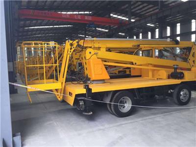 桂林曲臂式升降机 桂林路灯维修作业车 可跨障碍式高空作业平台厂家直销