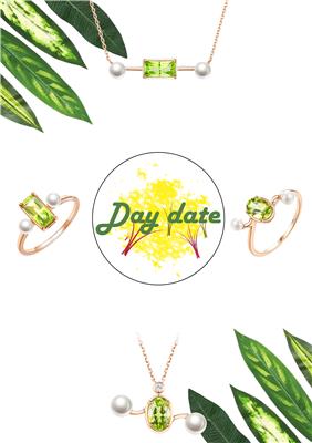 Missa+Daydate系列+采用一定的线条感，表达人类情感深处的善与爱，打造出斑斓的珠宝