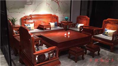 青岛古典大堂红木家具