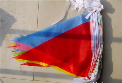 西安旗帜设计礼仪带制作 红绸子花球