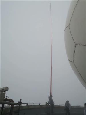 机场多普勒雷达站13米玻璃钢避雷针，气象雷达站15米玻璃钢避雷针