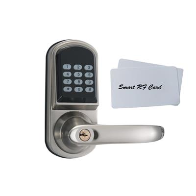防盗安全电子密码刷卡锁 简单刷卡开门电子锁 IC智能密码门锁