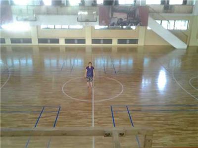 桂阳县B级板羽毛球馆木地板厂 羽毛球馆运动木地板