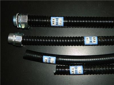 山东双扣包塑金属软管定制 单钩穿线管