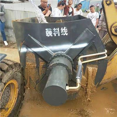 上海50装载机安装洗沙斗 铲车多功能洗沙机报价