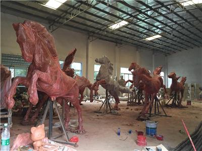 常州动物雕塑生产 抽象动物雕塑