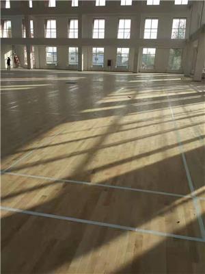 百色学校橡胶木体育地板包安装 橡胶木硬木地板