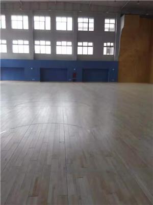 青海篮球馆体育馆运动木地板翻新厂 体育馆木地板LOGO制作