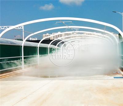 高压喷雾模拟雨雾设备 锦胜雾森人造雾驾校自动喷雾系统