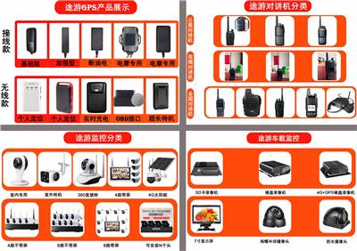 工程车车载监控 对讲机 GPS定位器 4G车载录像机