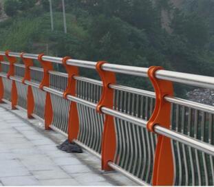 304不锈钢复合管桥梁防撞栏杆河道景观围栏防护护栏人行道隔离