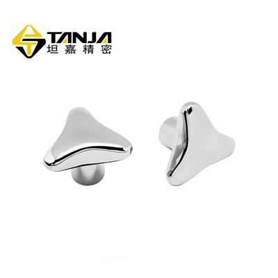 TANJA T52螺母型锁紧旋钮 三角旋钮 不锈钢精密铸造亚光饰面旋钮