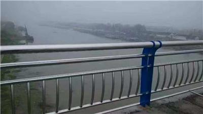 不锈钢复合管护栏景观栏杆桥梁防撞护栏白钢人行边灯光河道立柱