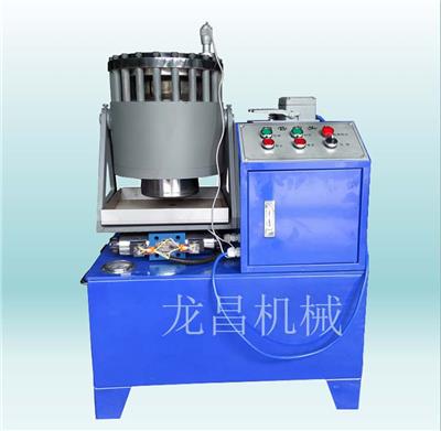 山东青岛专业生产压钢管的机器 钢管套管机 套头机
