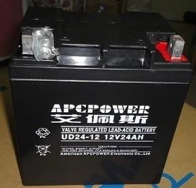 艾佩斯蓄电池12V24AH UPS铅酸免维护直流屏**UD24-12