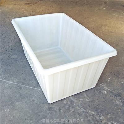 日照600L塑料方箱 方形塑料箱 牛筋方形桶 方形塑料推车定制