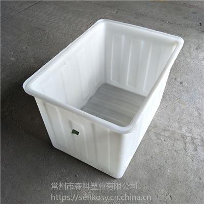 塑料方箱200L牛筋水箱 水产鱼箱 防腐蚀耐摔pe材质200升塑料方桶