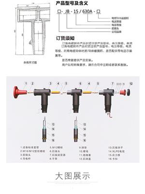 淮北DJTG-12-630插拔头厂家 欧式对接套管 批发价厂家直销
