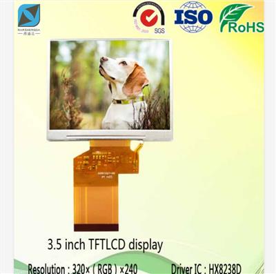 厂家直供3.5寸TFT-LCD/LCM液晶显示屏