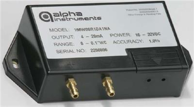 美国阿尔法alpha微差压传感器/变送器Model 166 alpha差压变送器