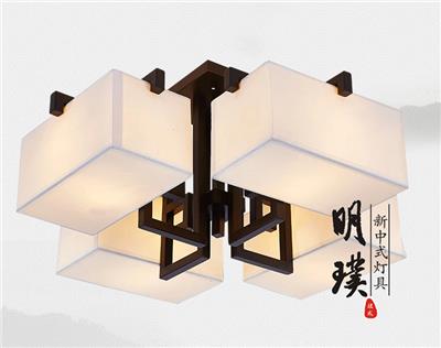 新中式吸顶灯客厅灯新款现代简约餐厅卧室灯中国风灯具