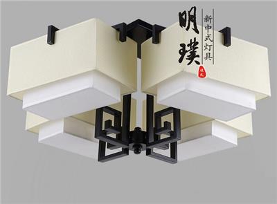 新中式吸顶灯led全铜客厅灯中国风餐厅灯简约现代卧室灯