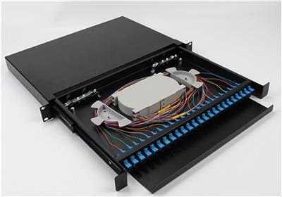 抽拉式24芯光缆终端盒LC多模光缆终端盒