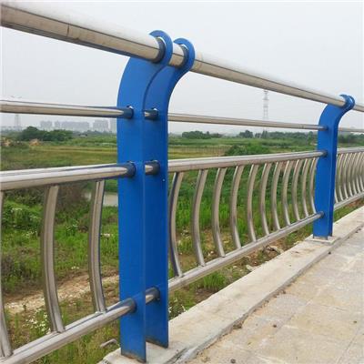 不锈钢复合管桥梁栏杆桥梁防撞护栏水渠河道防护栏